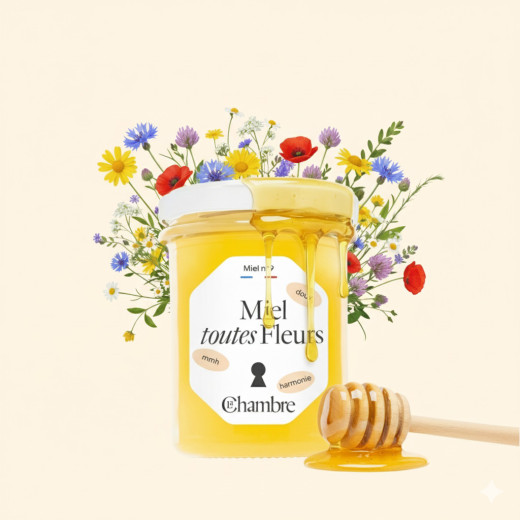 Miel Toutes Fleurs 250g du Morvan | Miel Artisanal La Chambre