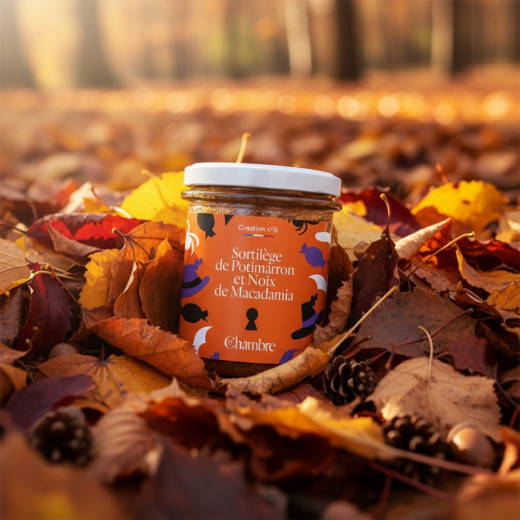 Confiture Halloween Potimarron & Noix de Macadamia – Édition Limitée