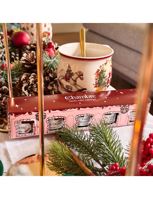 Mini Coffret de Noël 5x30g – Cadeau gourmand et festif