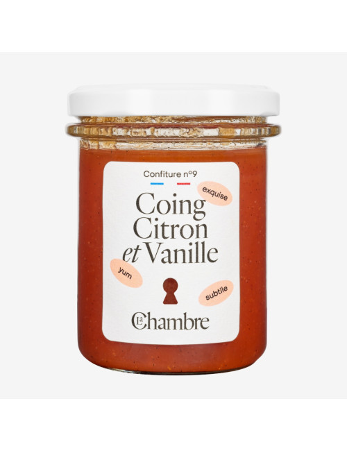 Confiture de saison Coing Citron et Vanille avec 59% de fruits