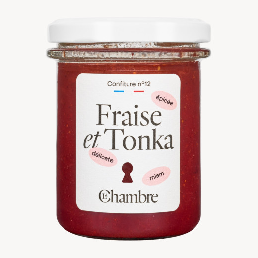 Confiture de Fraise Tonka avec morceaux et 57% de fruits