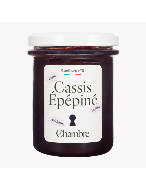 Blackcurrant seedless jam with 54% fruit