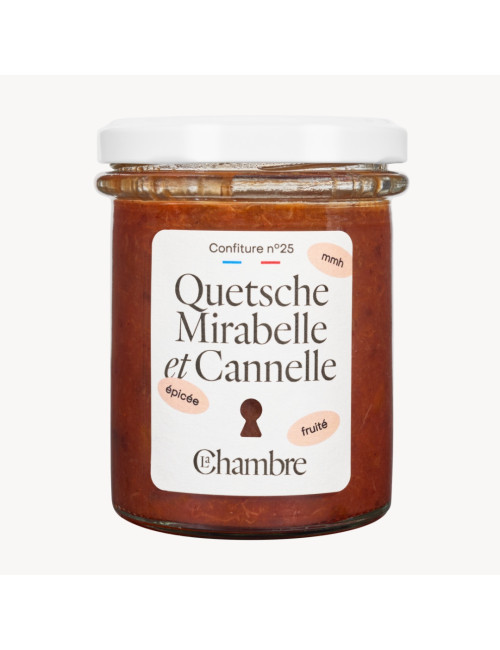 Confiture Mirabelle Quetsche Cannelle avec des morceaux