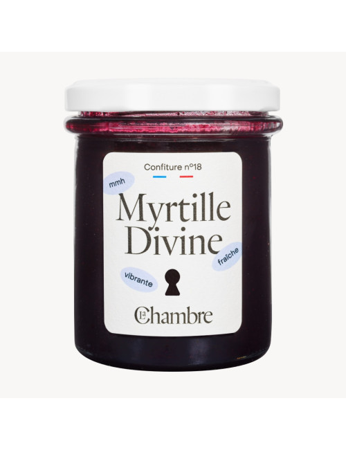 Blueberry seasonal jam with pieces and 60% fruit