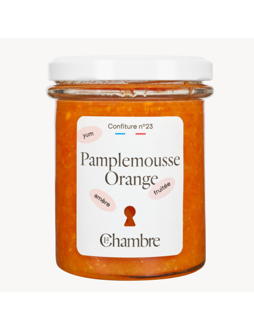 Orange Grapefruit Jam with zest and 57% fruit