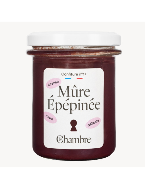 Confiture de saison Mûre Épépinée, fabrication française