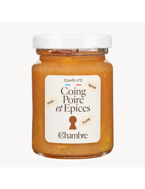 Quince Pear Spice Confit with Fruit Pieces, 61% Fruit Content