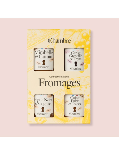 Gift box of cheese condiments made in France