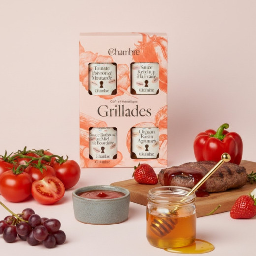Grilled Meat Gift Set with preserves and chutneys