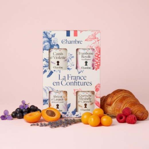 Coffret La France en Confitures avec 4 recettes gourmandes