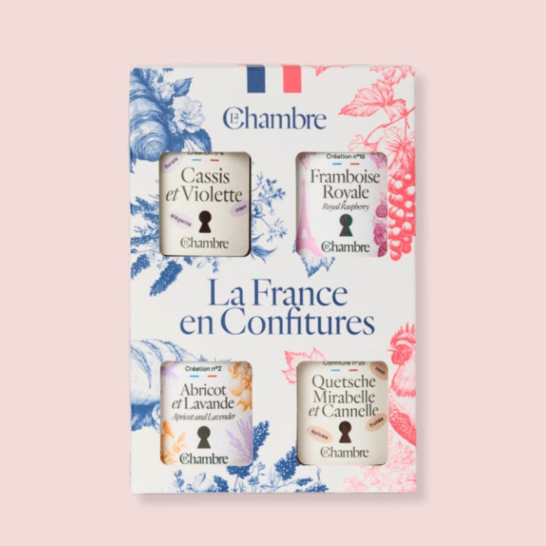 Coffret La France en Confitures avec 4 recettes gourmandes