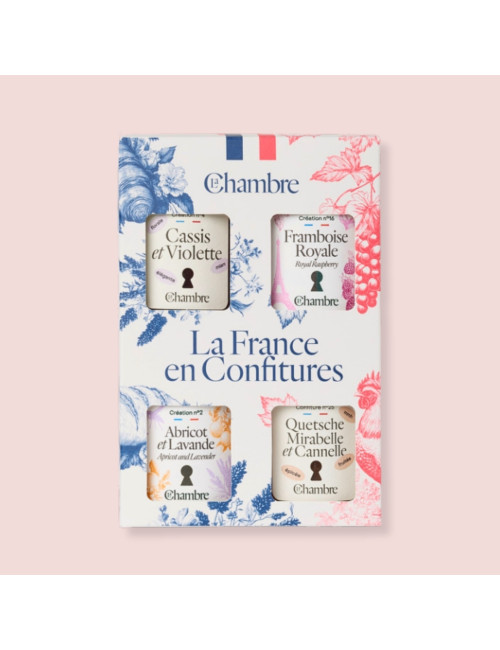 The French Jam Gift Set with 4 Gourmet Recipes
