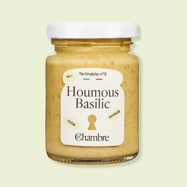 Houmous Basilic : le tartinable frais et gourmand à découvrir !