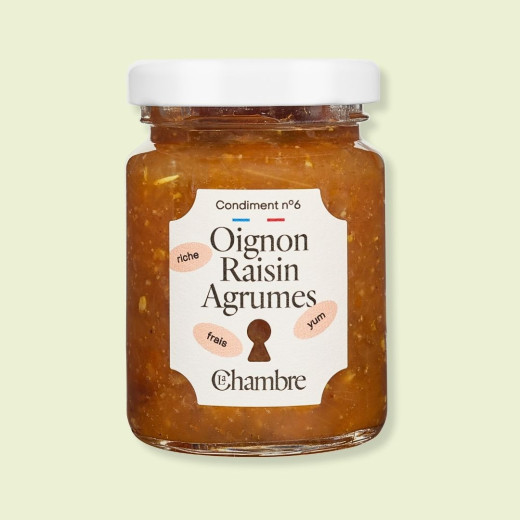 Confit Oignon Raisin Agrumes | La Chambre