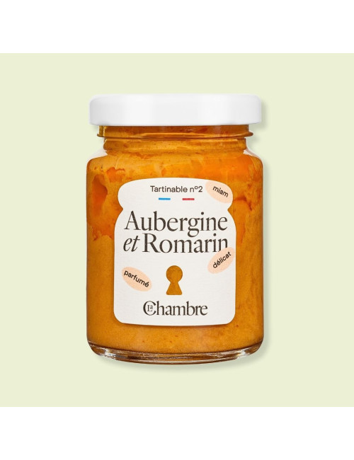 Tartinable Aubergine & Romarin 100g - Saveurs Provençales