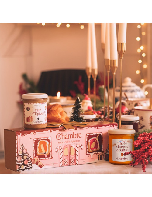 Coffret de Noël – 4 Trésors gourmands pour les fêtes