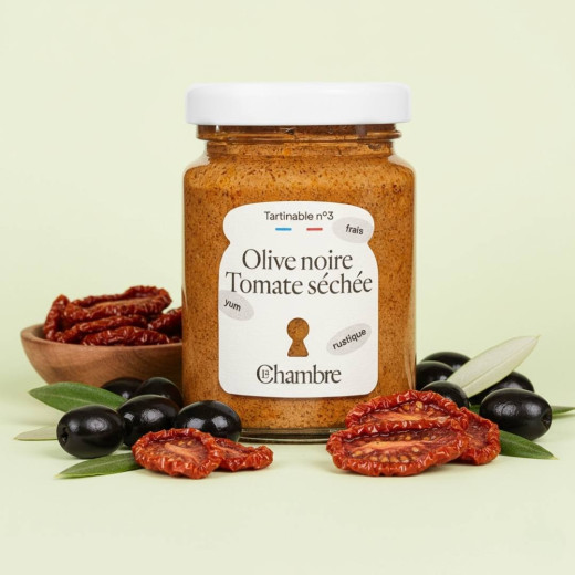 Tartinable Olive Noire Tomates Séchées - Saveurs ensoleillées !