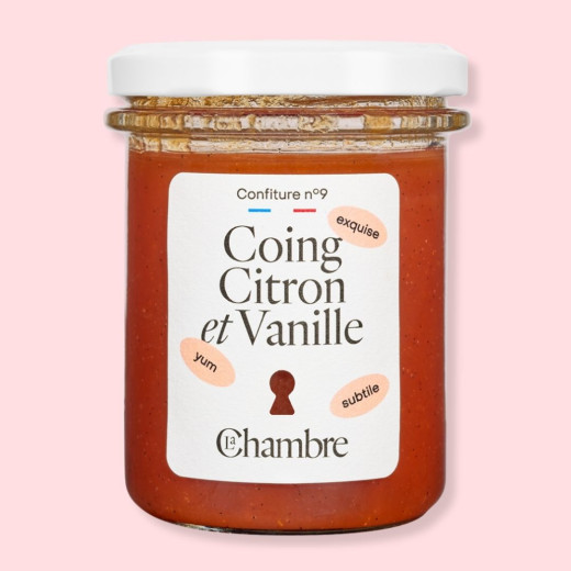 Quince Lemon and Vanilla seasonal jam with 59% fruit