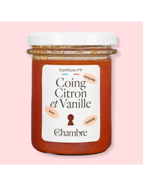 Confiture de saison Coing Citron et Vanille avec 59% de fruits