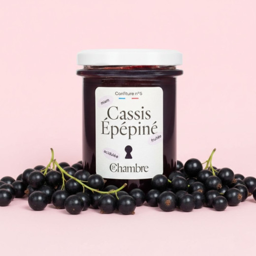 Blackcurrant seedless jam with 54% fruit