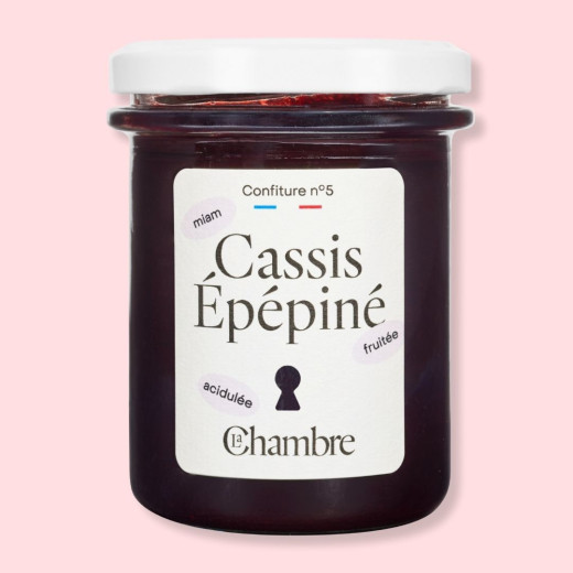 Confiture Cassis Épépiné sans pépins et avec 54% de fruits