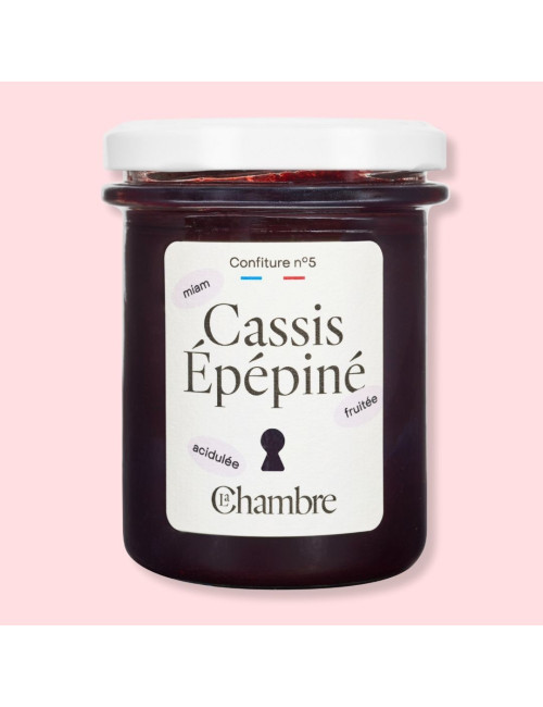 Blackcurrant seedless jam with 54% fruit