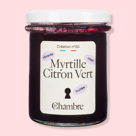 Myrtille Citron Vert avec morceaux et 59% de fruits