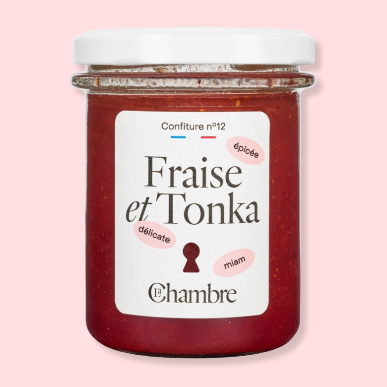 Confiture de Fraise Tonka avec morceaux et 57% de fruits