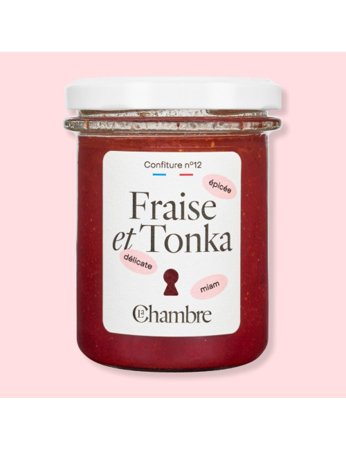 Confiture de Fraise Tonka avec morceaux et 57% de fruits