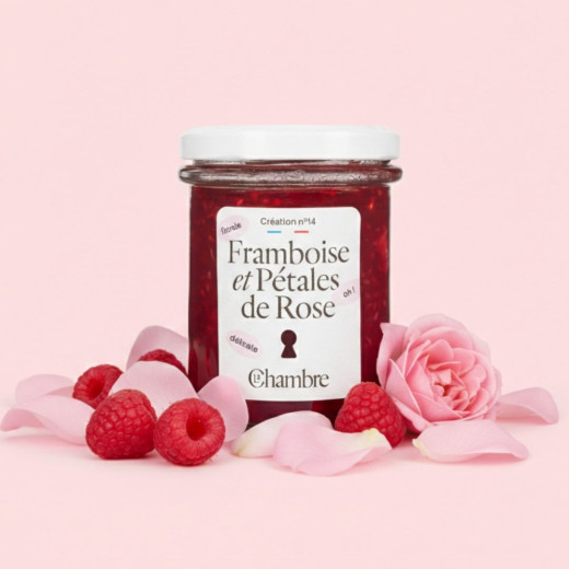 Framboise Pétales de Rose avec pépins