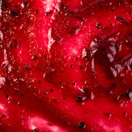 Fraise Basilic avec morceaux, fraîche et fruitée