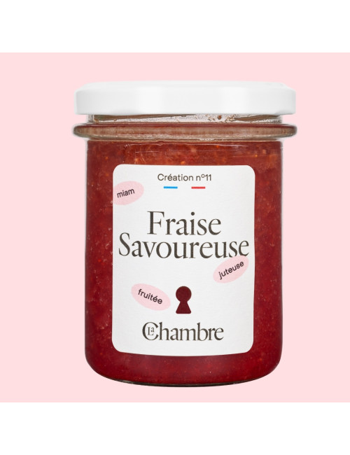 Fraise Savoureuse fruitée et fraîche avec morceaux