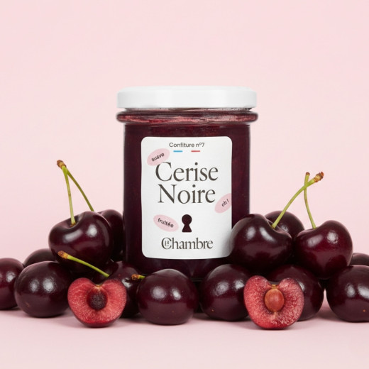 Black Cherry Jam with 62% fruit and pieces
