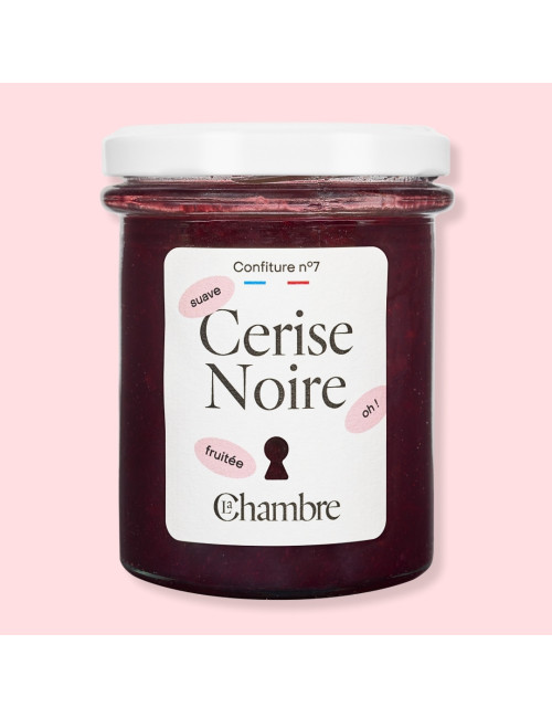 Black Cherry Jam with 62% fruit and pieces