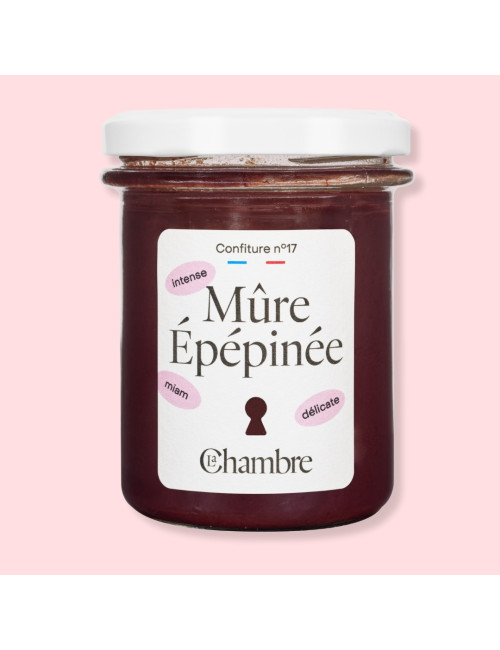 Blackberry seeded seasonal jam, made in France