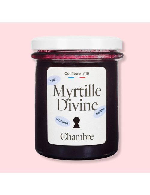 Confiture de saison Myrtille avec morceaux et 60% de fruits