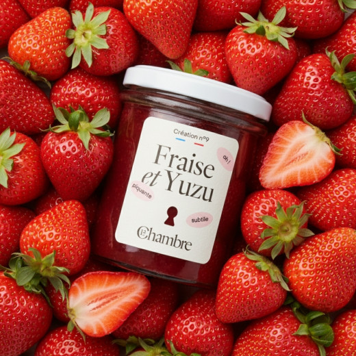 Fresh, tangy Yuzu strawberry with pieces