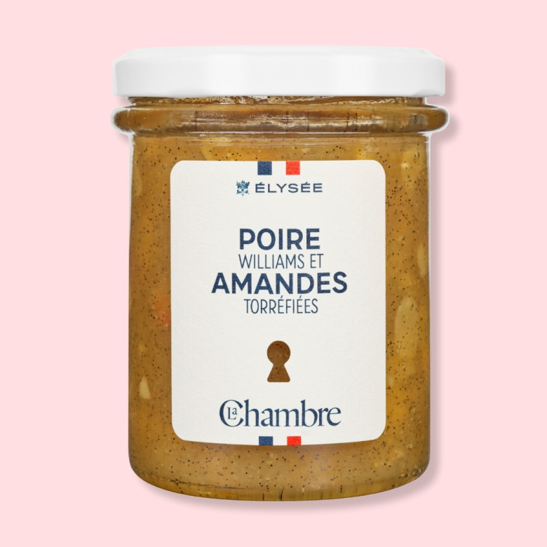 Confiture Poire Amandes torréfiées | La Chambre x Elysée