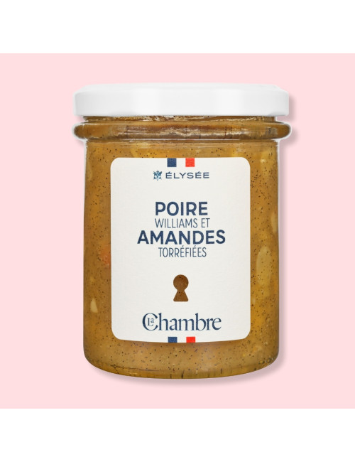 Confiture Poire Amandes torréfiées | La Chambre x Elysée