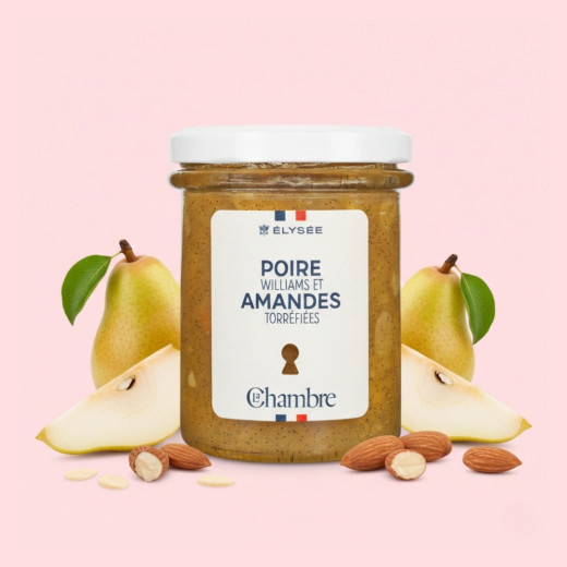 Confiture Poire Amandes torréfiées | La Chambre x Elysée