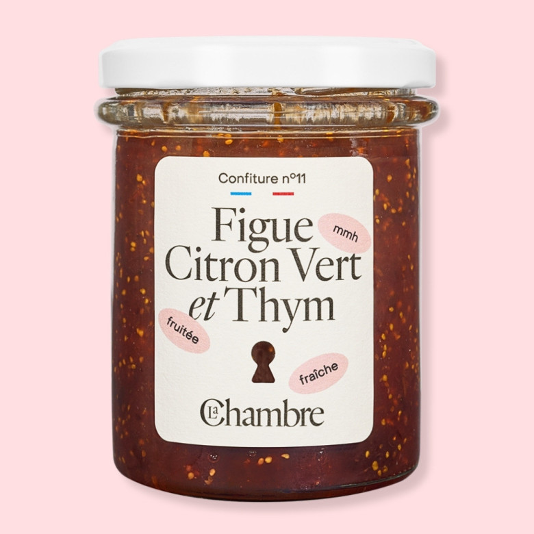 Fig Lime Thyme Jam with subtle, refined flavours