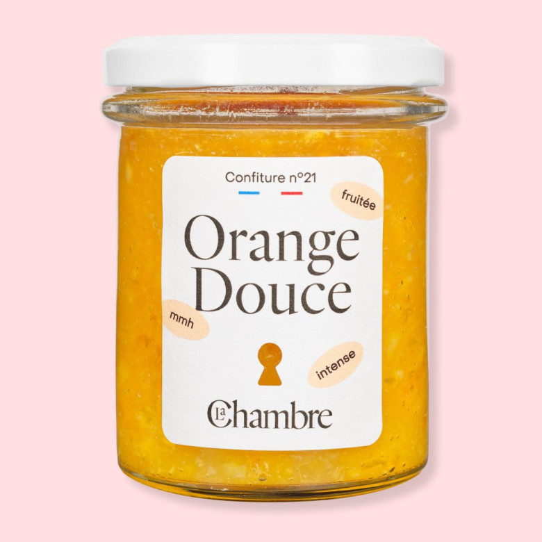 Confiture Orange Douce avec zestes et fabriquée en France
