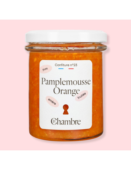 Orange Grapefruit Jam with zest and 57% fruit