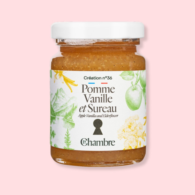 Confiture Pomme Vanille Sureau | La Chambre – Annecy