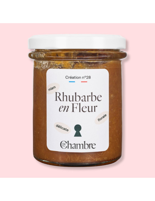 Confiture Rhubarbe en fleur | La Chambre
