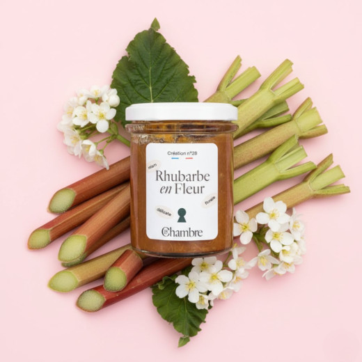 Rhubarbe Géranium avec morceaux et 58% de fruits