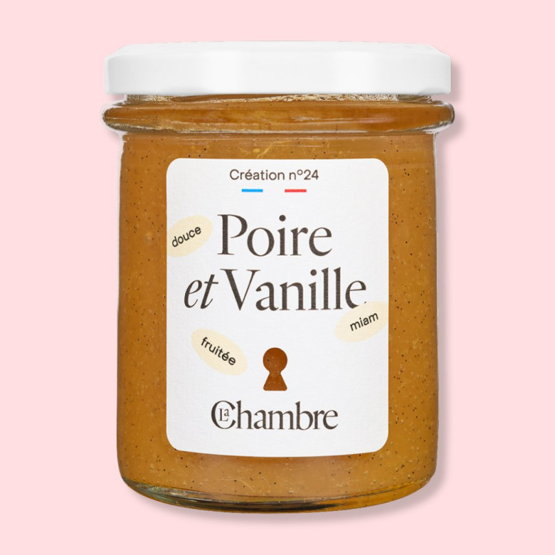 Poire Vanille avec des morceaux et 66% de fruits