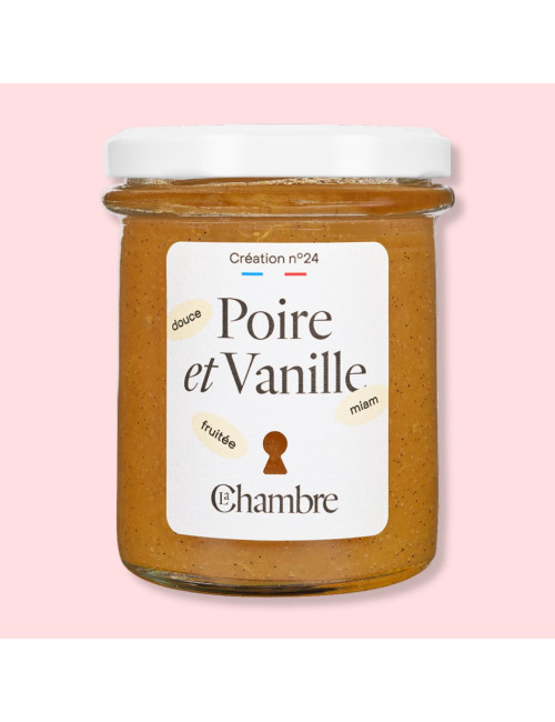 Poire Vanille avec des morceaux et 66% de fruits
