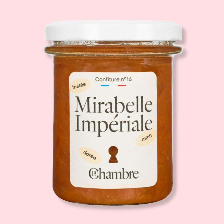 Confiture de Mirabelle avec morceaux et fabriquée en France