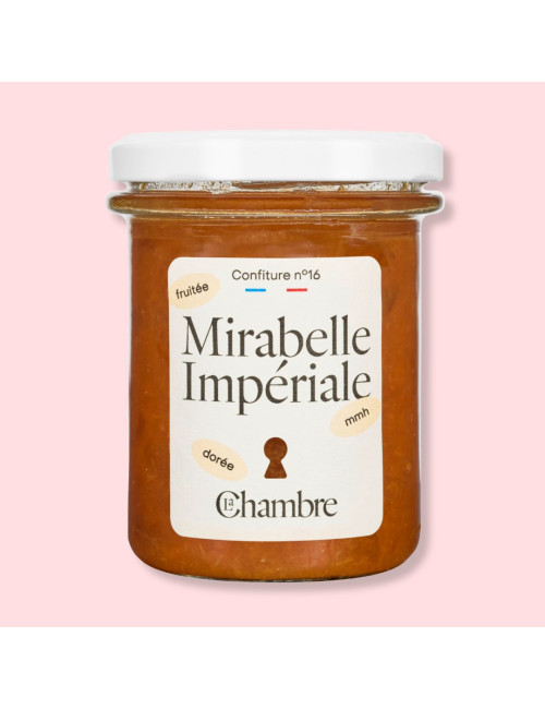 Mirabelle plum jam with pieces, made in France